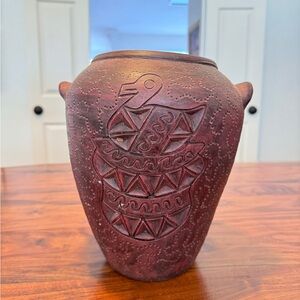 Rare Vintage Vase Stig Lindberg Grazia Silver MCM Swedish Studio Scandinavian